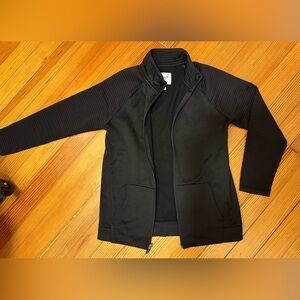 Mock neck tech fleece Old Navy full zip size L Boys. Black.